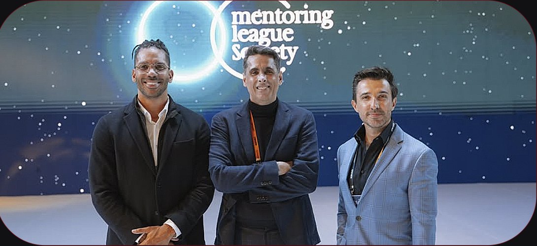Francelino Neto com os idealizadores da Mentoring League Society